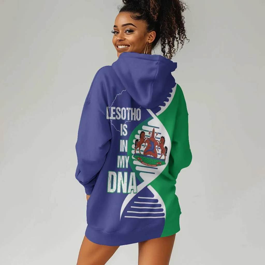 Lesotho Is In My DNA Hoodie Dress LT15