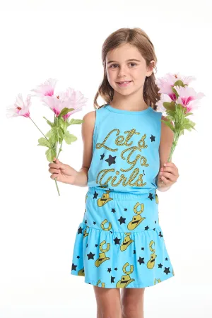 Let’s Go Girls Shirttail Muscle Tee