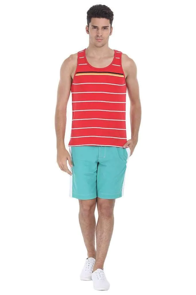 Level Multi Stripe Knit Tank