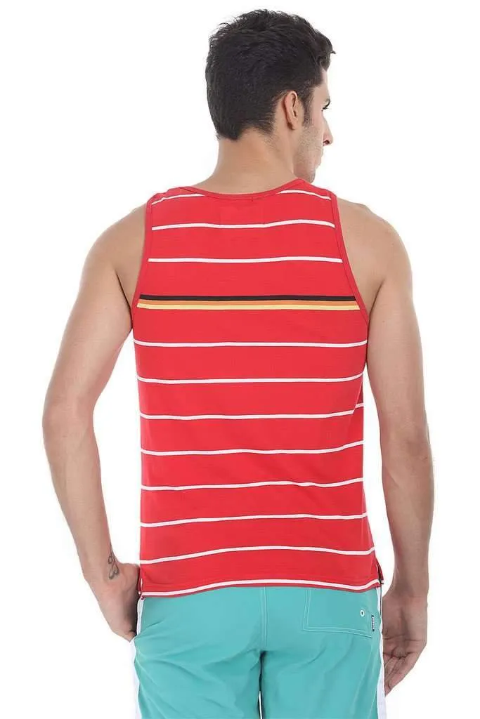 Level Multi Stripe Knit Tank