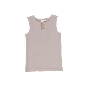 Lil Legs Ribbed Tank - Taupe