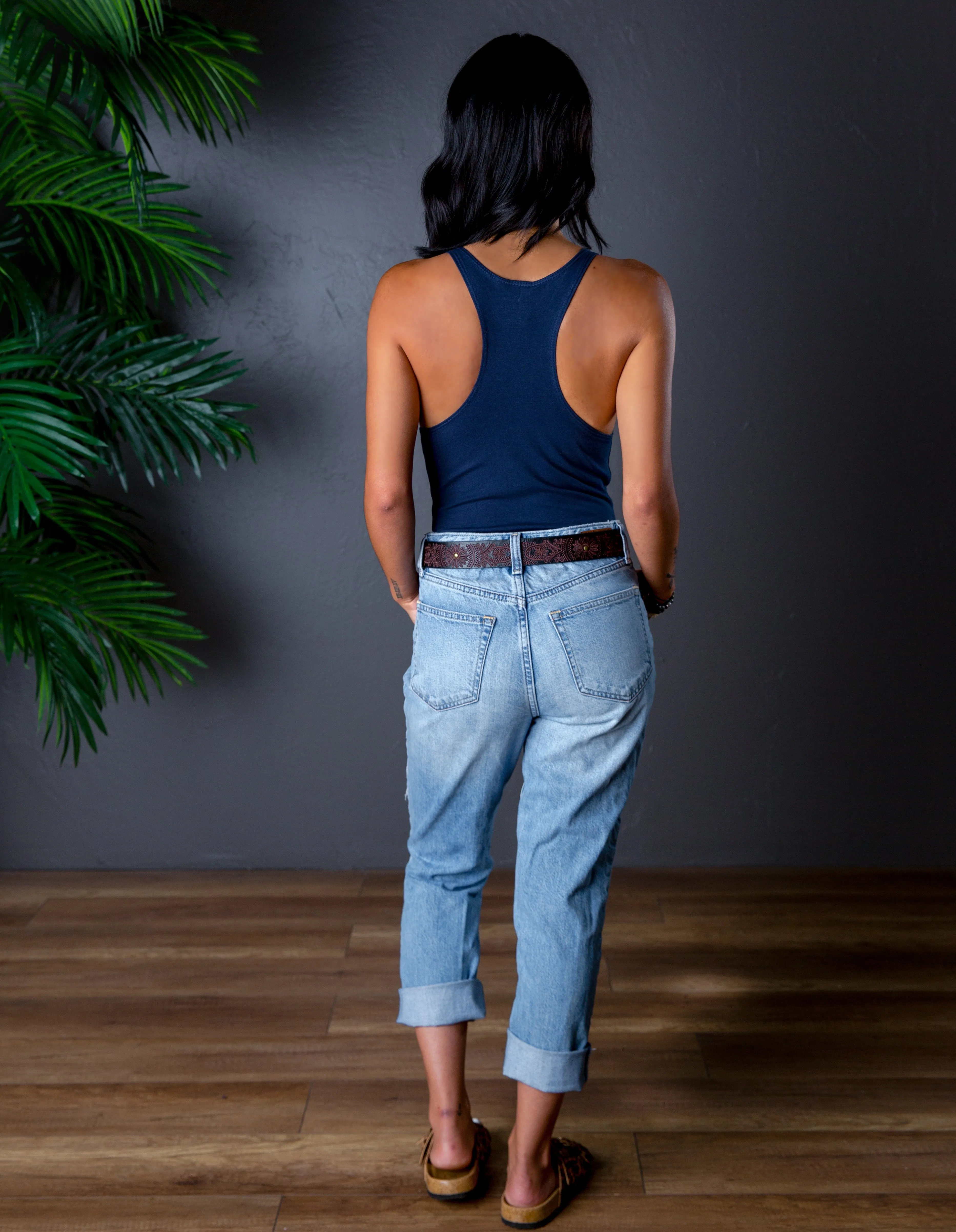 LILA SOLID BODYSUIT NAVY