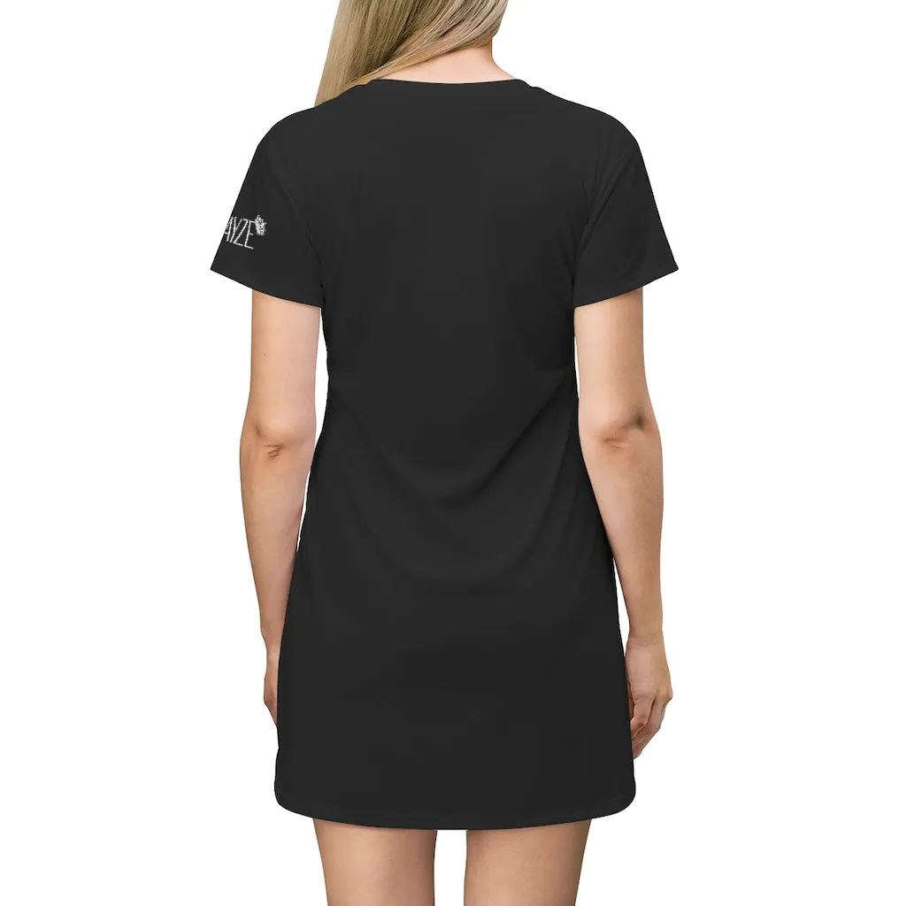 LIQUID GOLD T-Shirt Dress