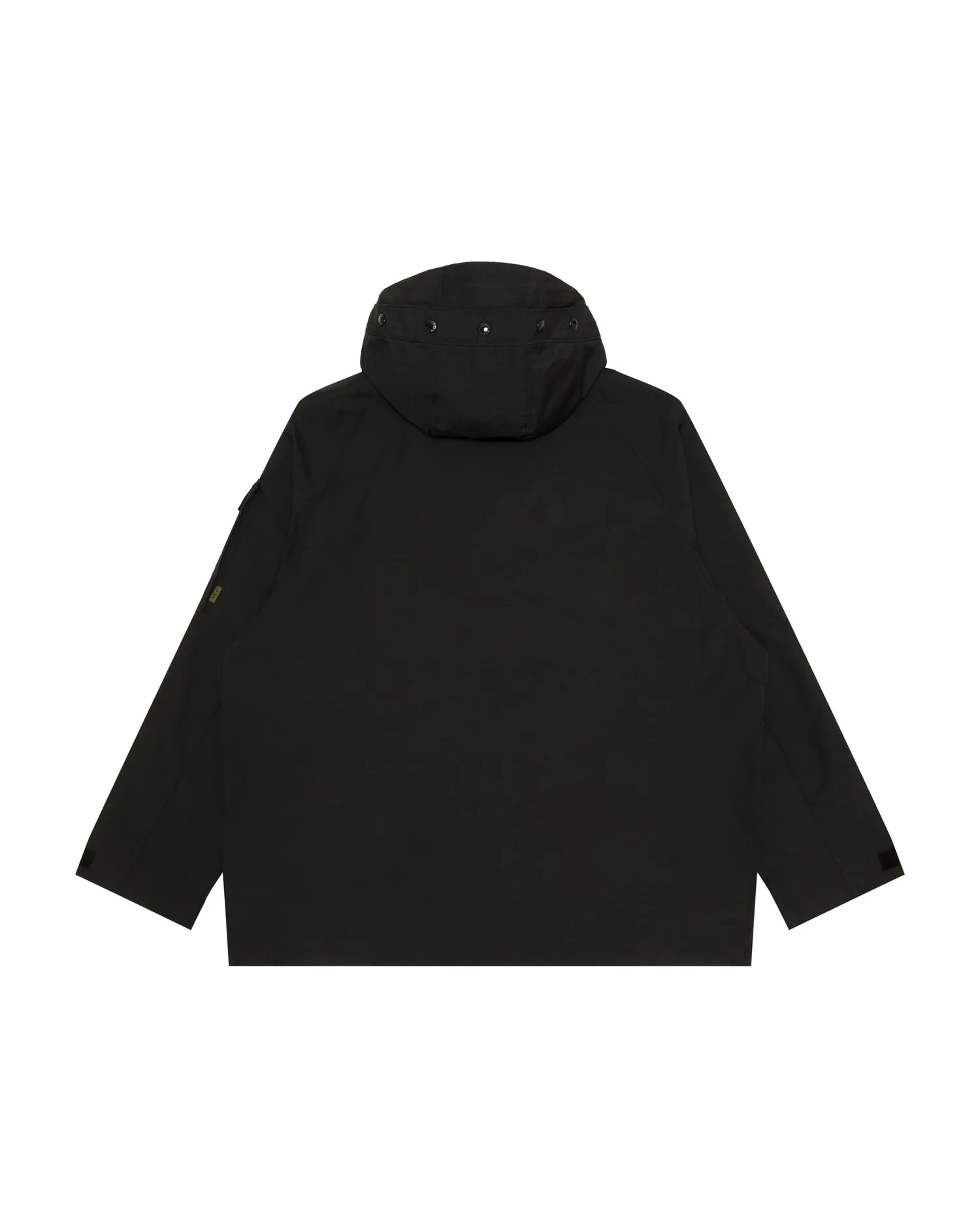 Logo hooded windbreaker jacket