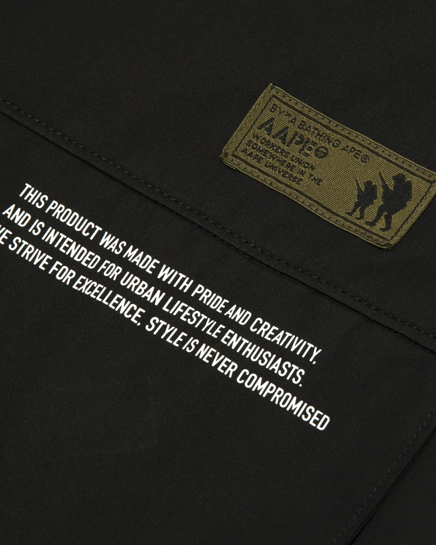 Logo hooded windbreaker jacket