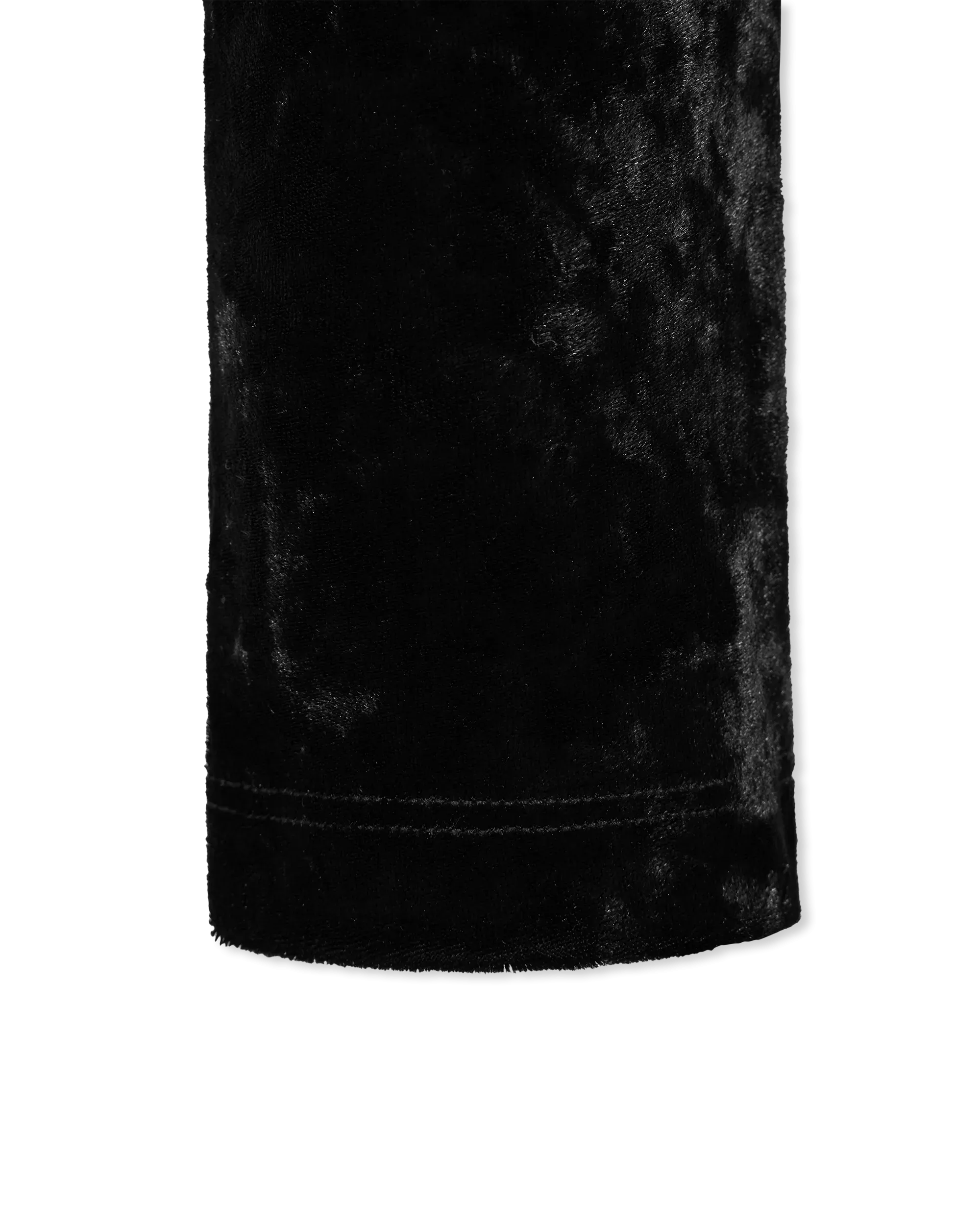 Logo Waistband Velvet Leggings