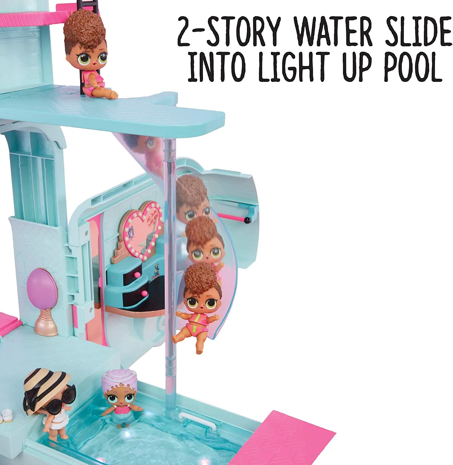 L.O.L. Surprise! 2-in-1 Glamper Fashion Camper with 55  Surprises! Box is slightly damaged, contents are perfect! Retails $130 