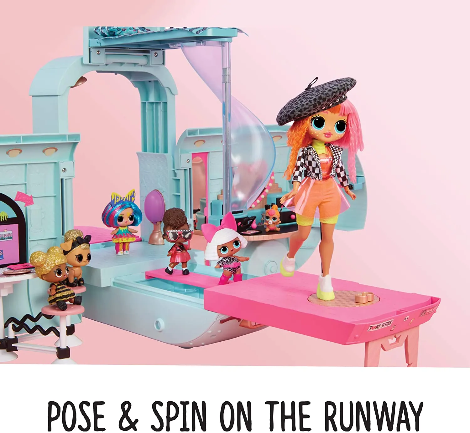 L.O.L. Surprise! 2-in-1 Glamper Fashion Camper with 55  Surprises! Box is slightly damaged, contents are perfect! Retails $130 