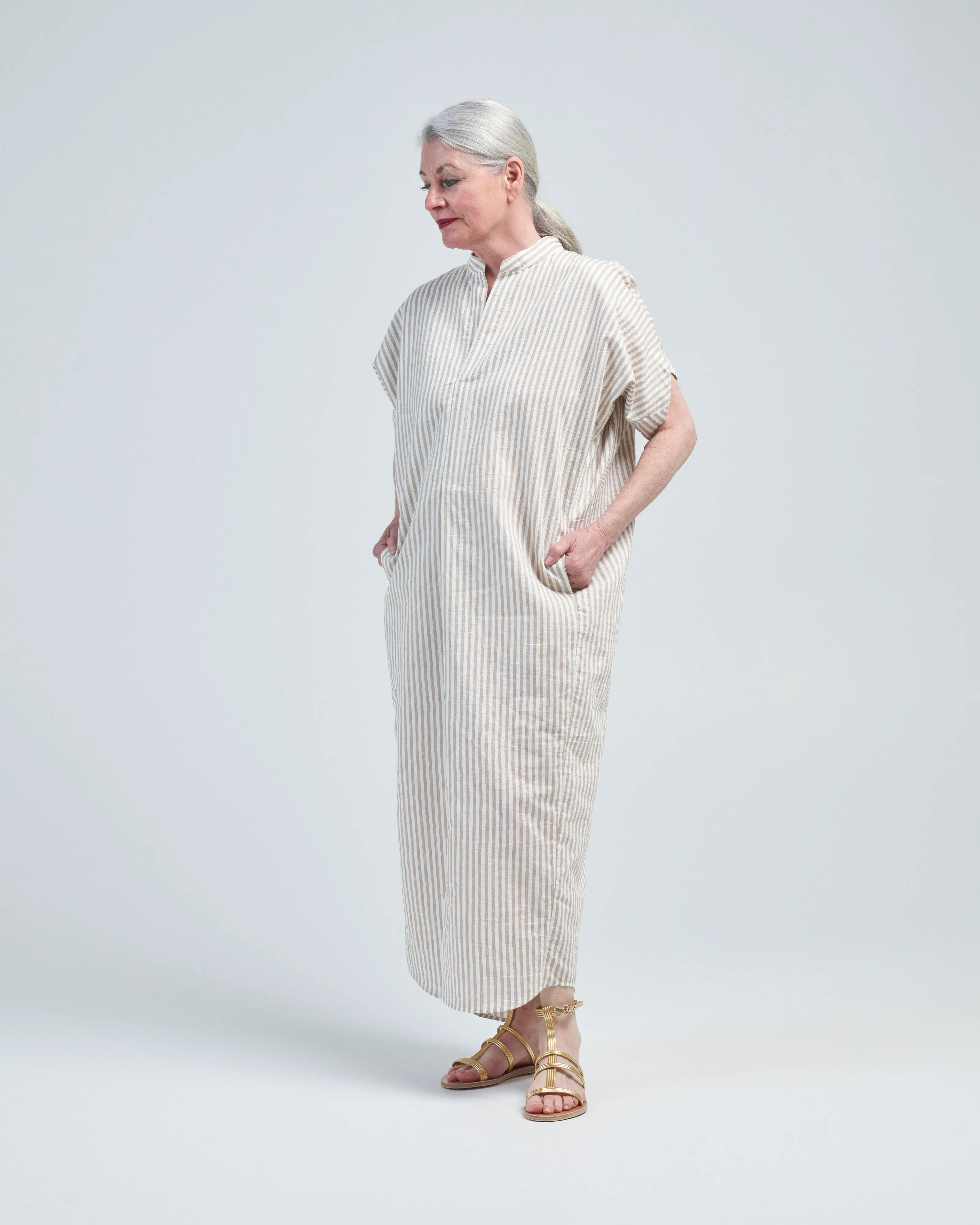 long aissa shirt dress