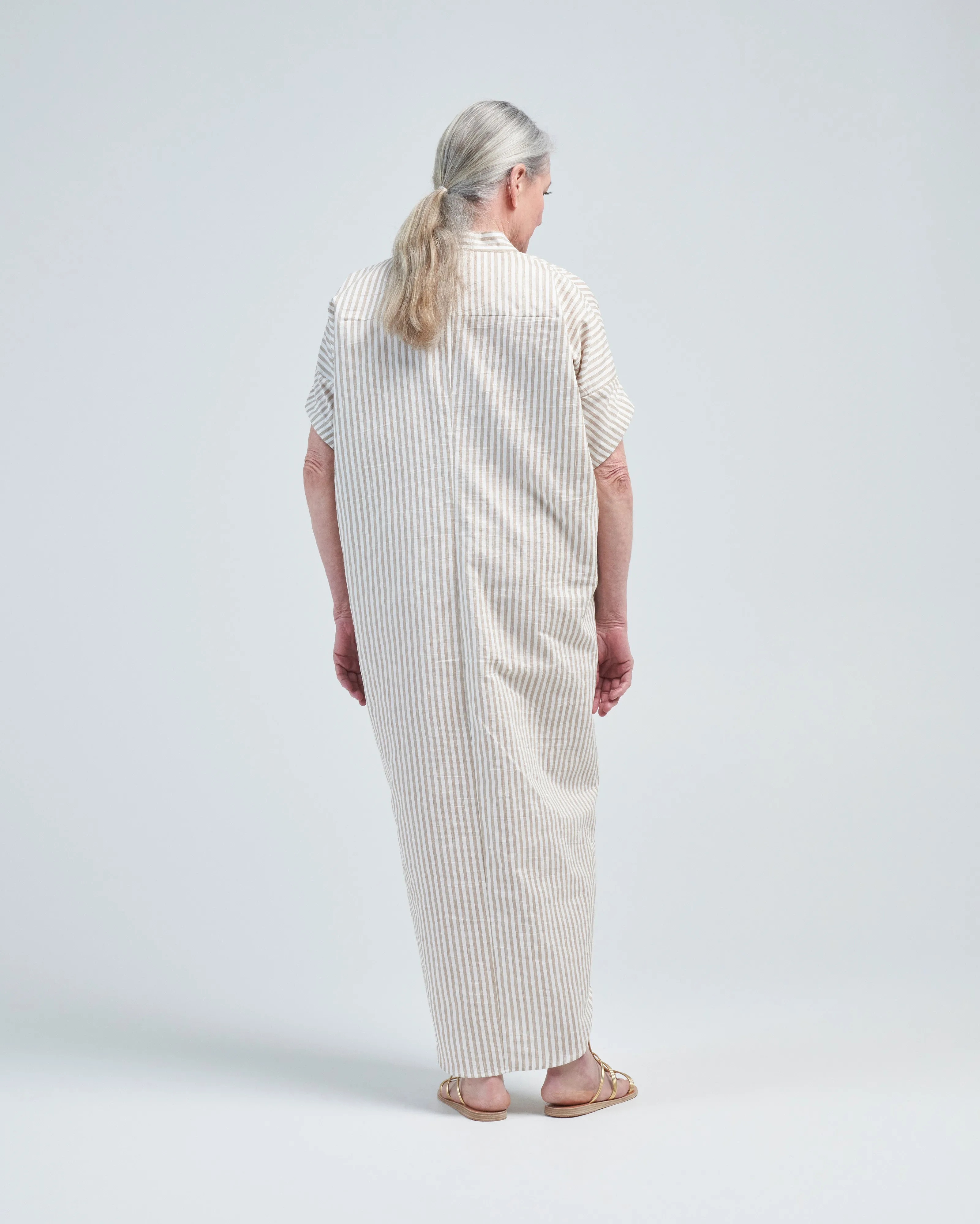 long aissa shirt dress