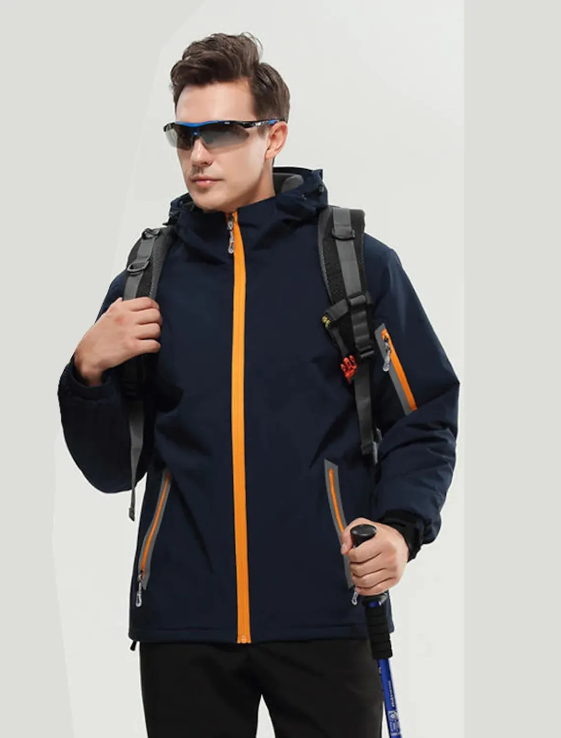 Long-sleeved Overalls And Windbreaker Jacket