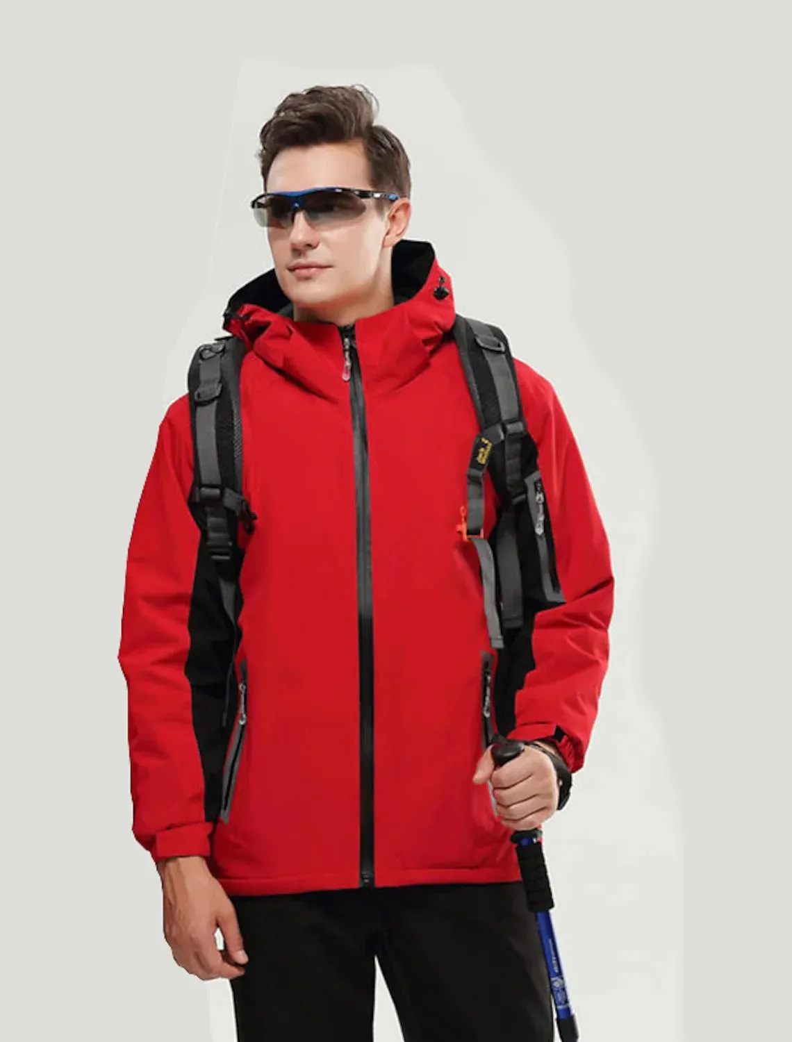 Long-sleeved Overalls And Windbreaker Jacket