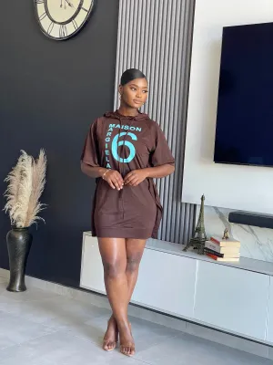 Maison Hoodie Dress
