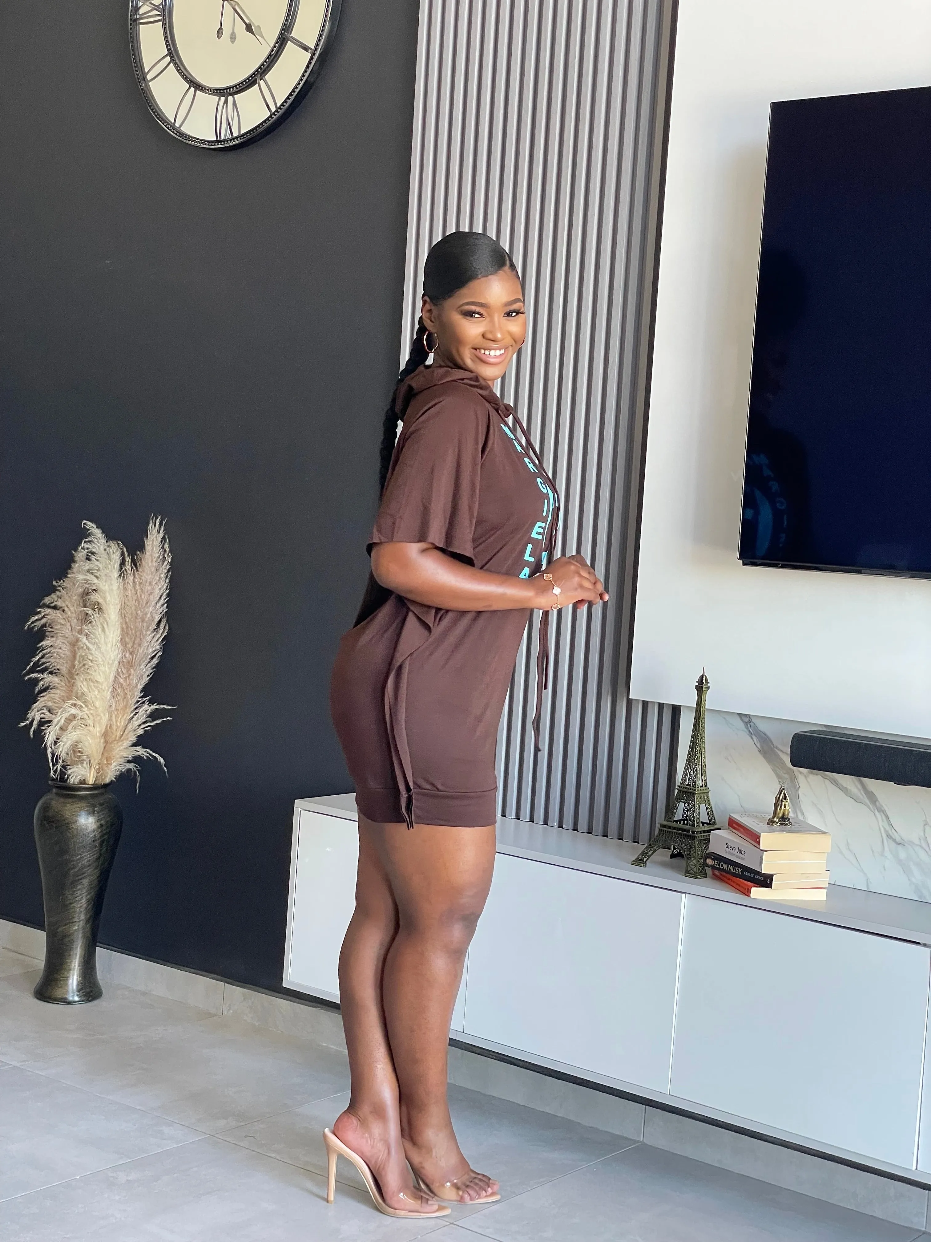 Maison Hoodie Dress