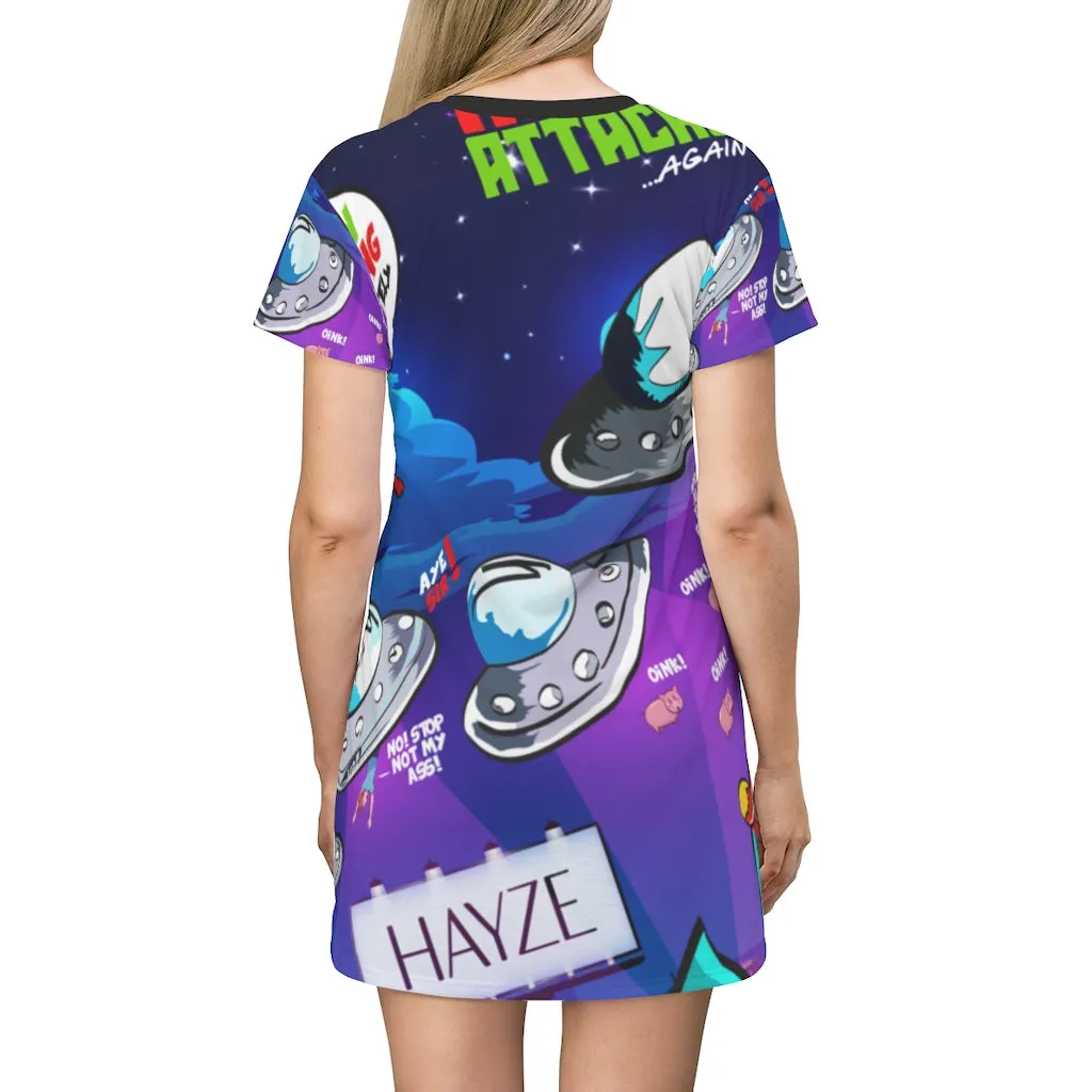 MARS ATTACKS AGAIN T-Shirt Dress