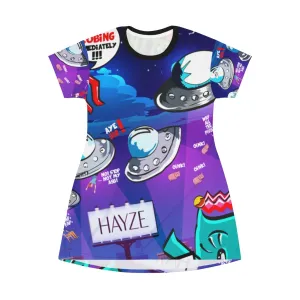 MARS ATTACKS AGAIN T-Shirt Dress