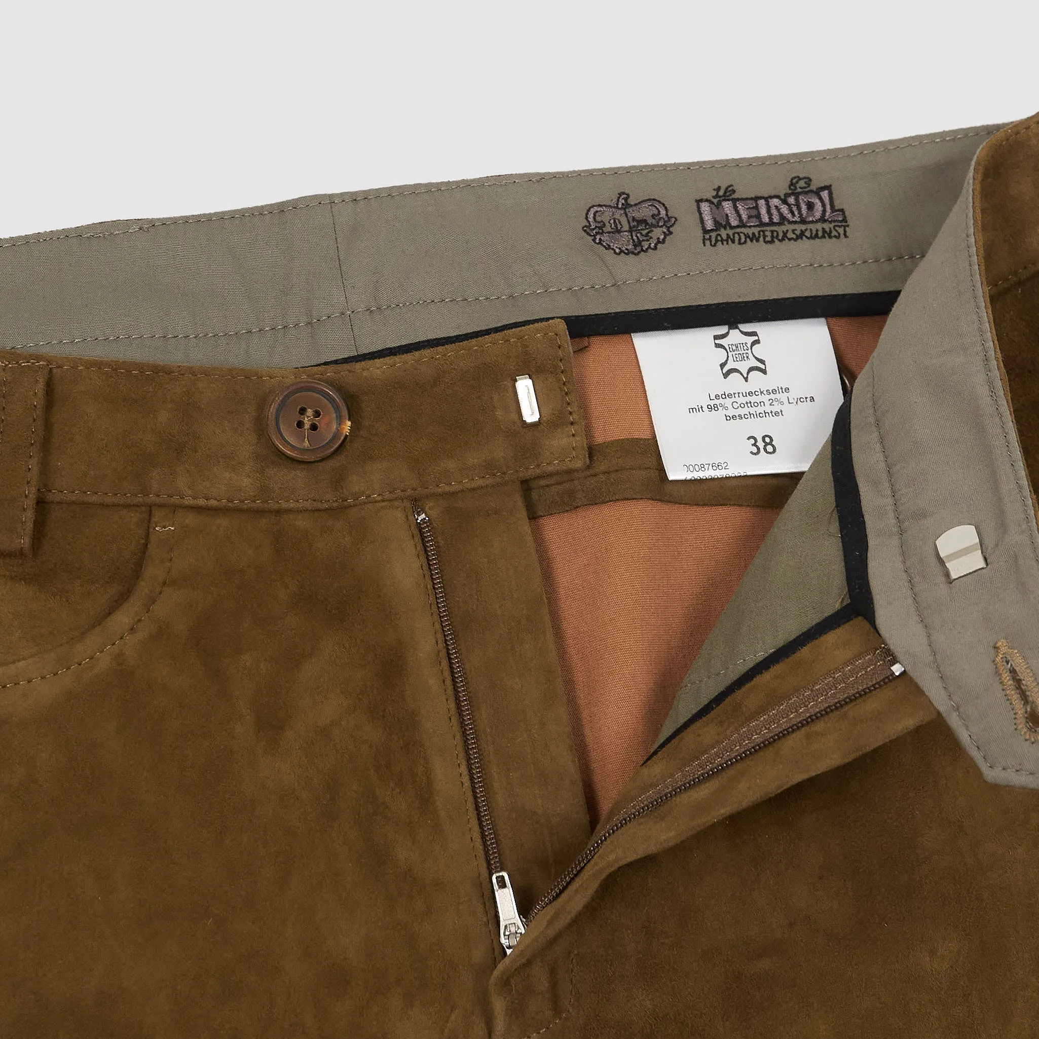 Meindl  Ladies Slim Fitted Leather Pants