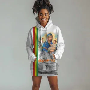 Melkam Gena Ethiopia Hoodie Dress Saint Mary Lalibela Churches LT15