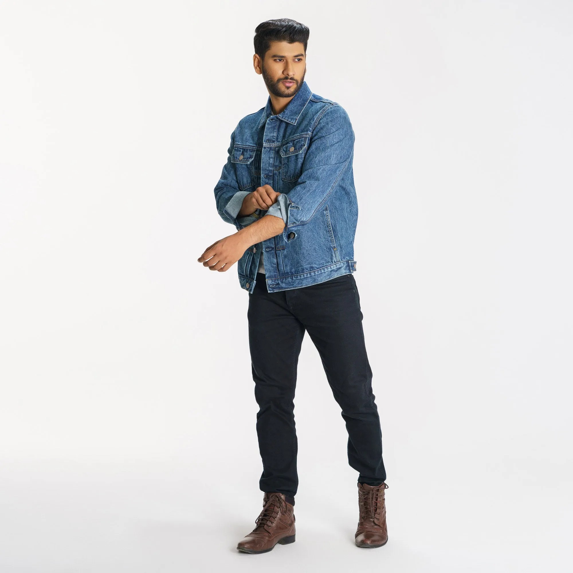 Mens Blue Denim Jacket