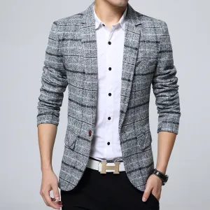 Men's casual suit jacket Korean version slim suit Dropshipping