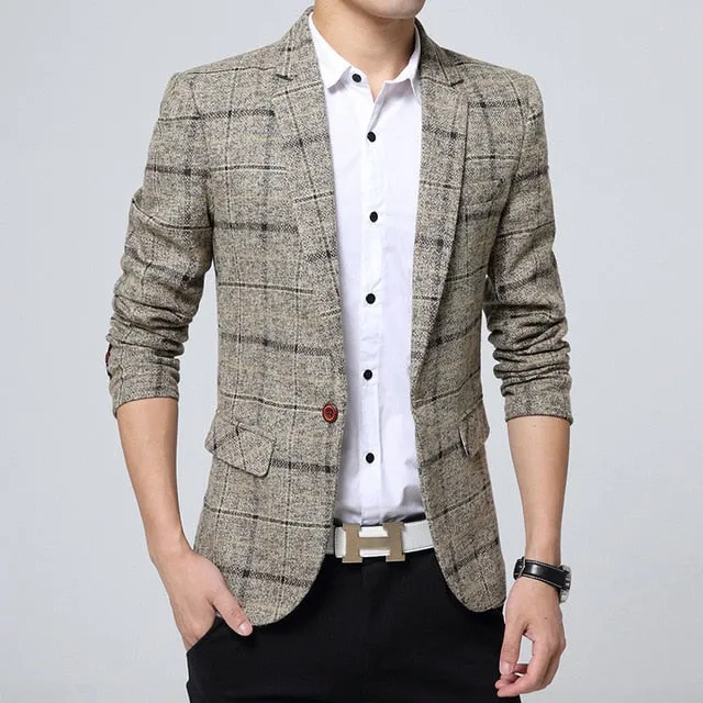 Men's casual suit jacket Korean version slim suit Dropshipping