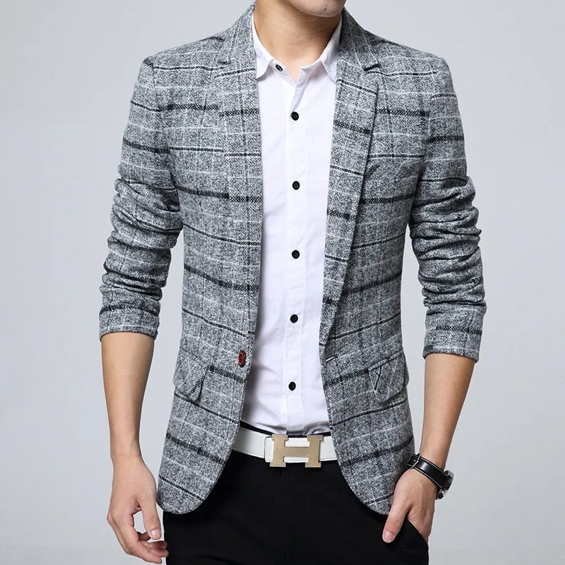 Men's casual suit jacket Korean version slim suit Dropshipping