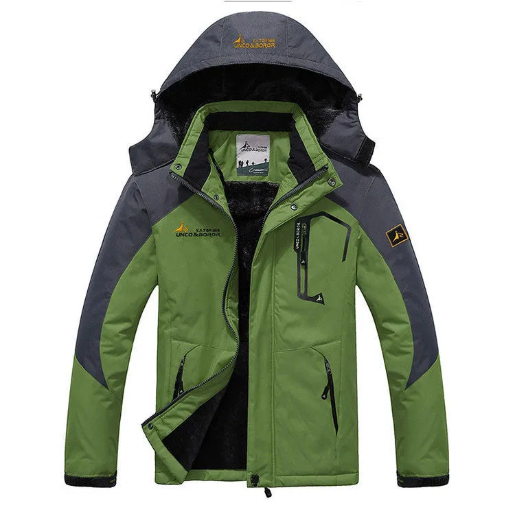 Men's casual thick outwear overcoat jacket Men Windproof Hood parka mens jackets and coats windbreaker