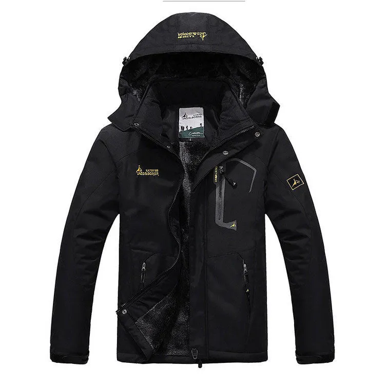 Men's casual thick outwear overcoat jacket Men Windproof Hood parka mens jackets and coats windbreaker