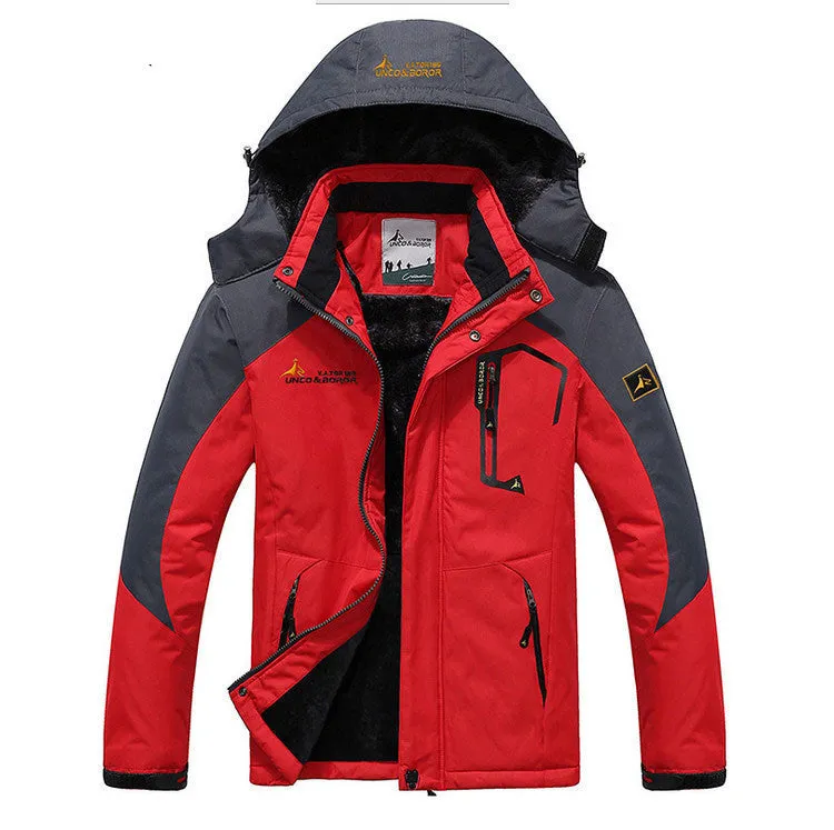 Men's casual thick outwear overcoat jacket Men Windproof Hood parka mens jackets and coats windbreaker