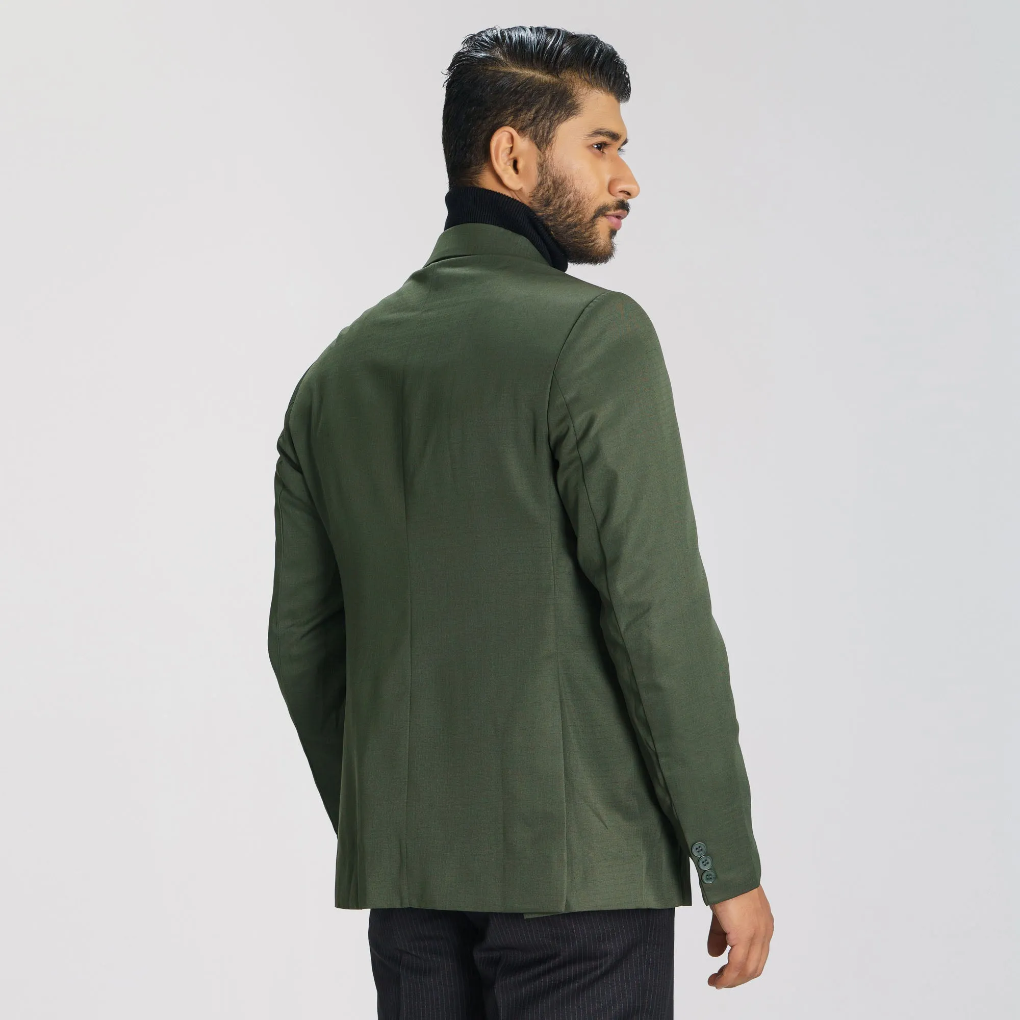 Mens Deep Green Blazer