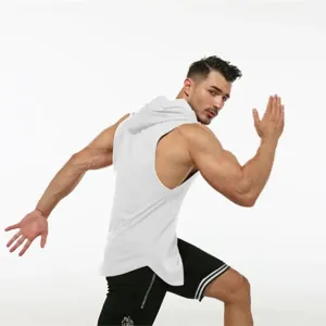 Men's Hooded Sleeveless Tank Top