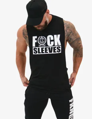 Men's Muscle Tee | FUCK SLEEVES | Black