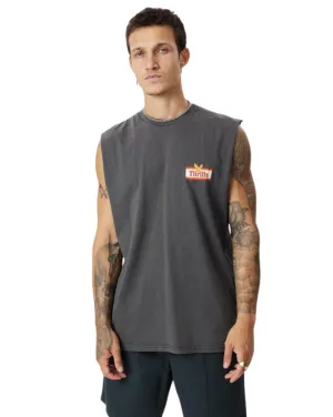 Mens Never Stop Merch Fit Muscle Tee