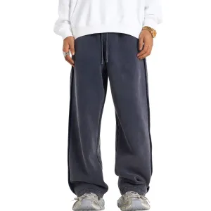 Men's Solid Color Baggy Sweatpants
