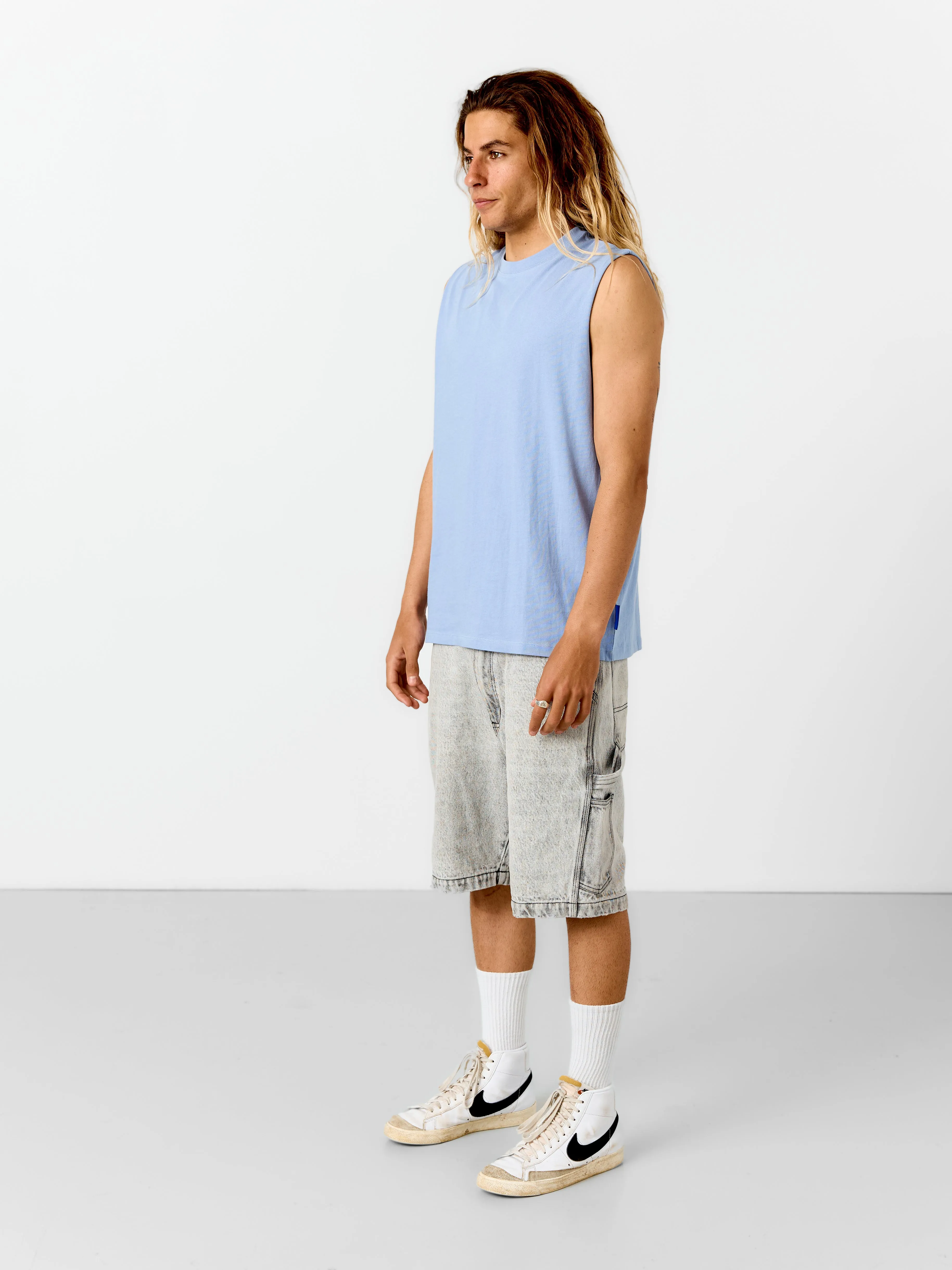 Men's Staple Muscle tank | Steel