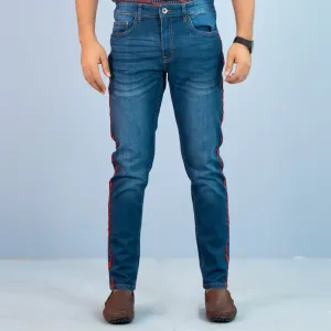 Mens Washed Denim Jeans
