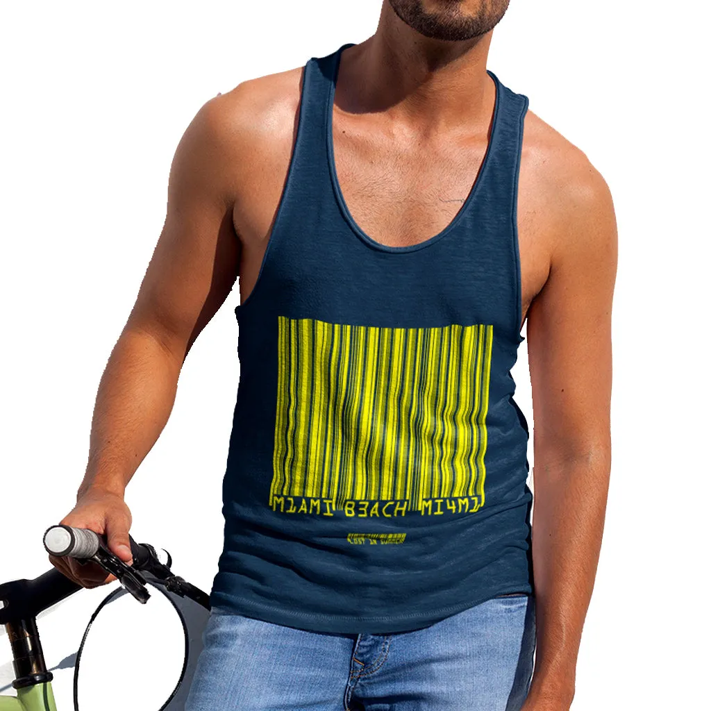 Miami Barcode Men's Tank Top
