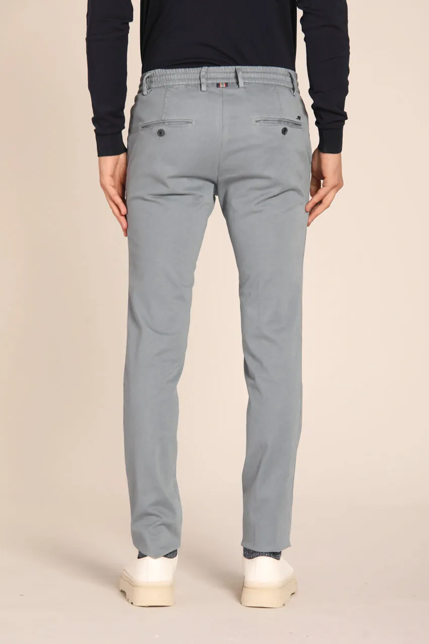 Milano Jogger men's chino pants in gabardine stretch extra slim fit 