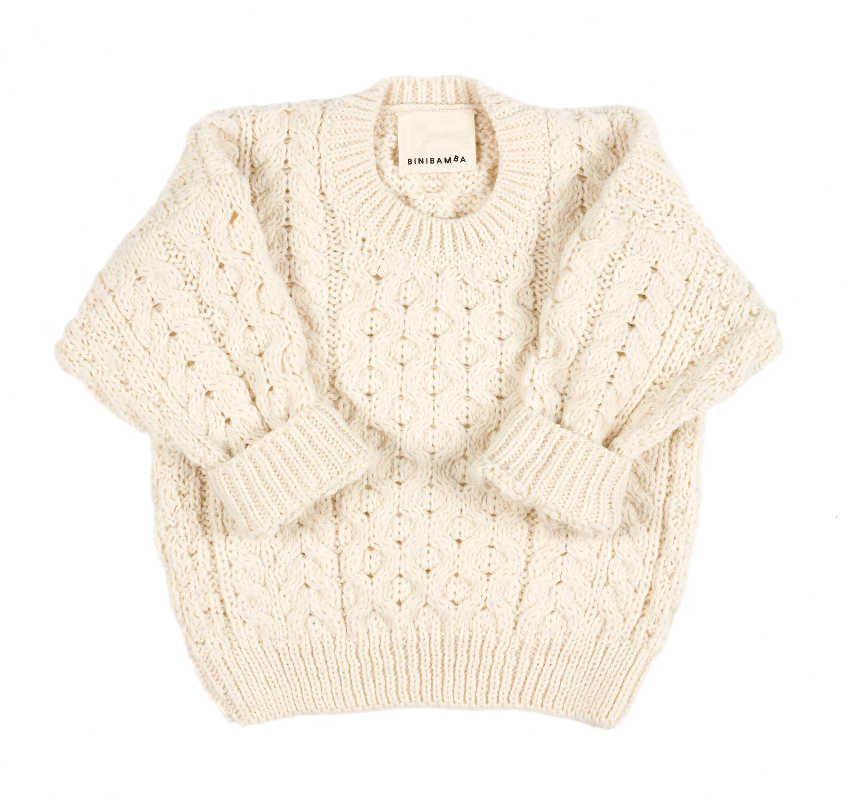 MILK MINI COSY CABLE JUMPER