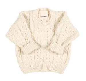 MILK MINI COSY CABLE JUMPER