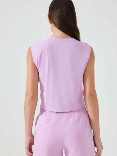 Millennia Round Neck Cropped Active Tank Size 4-12