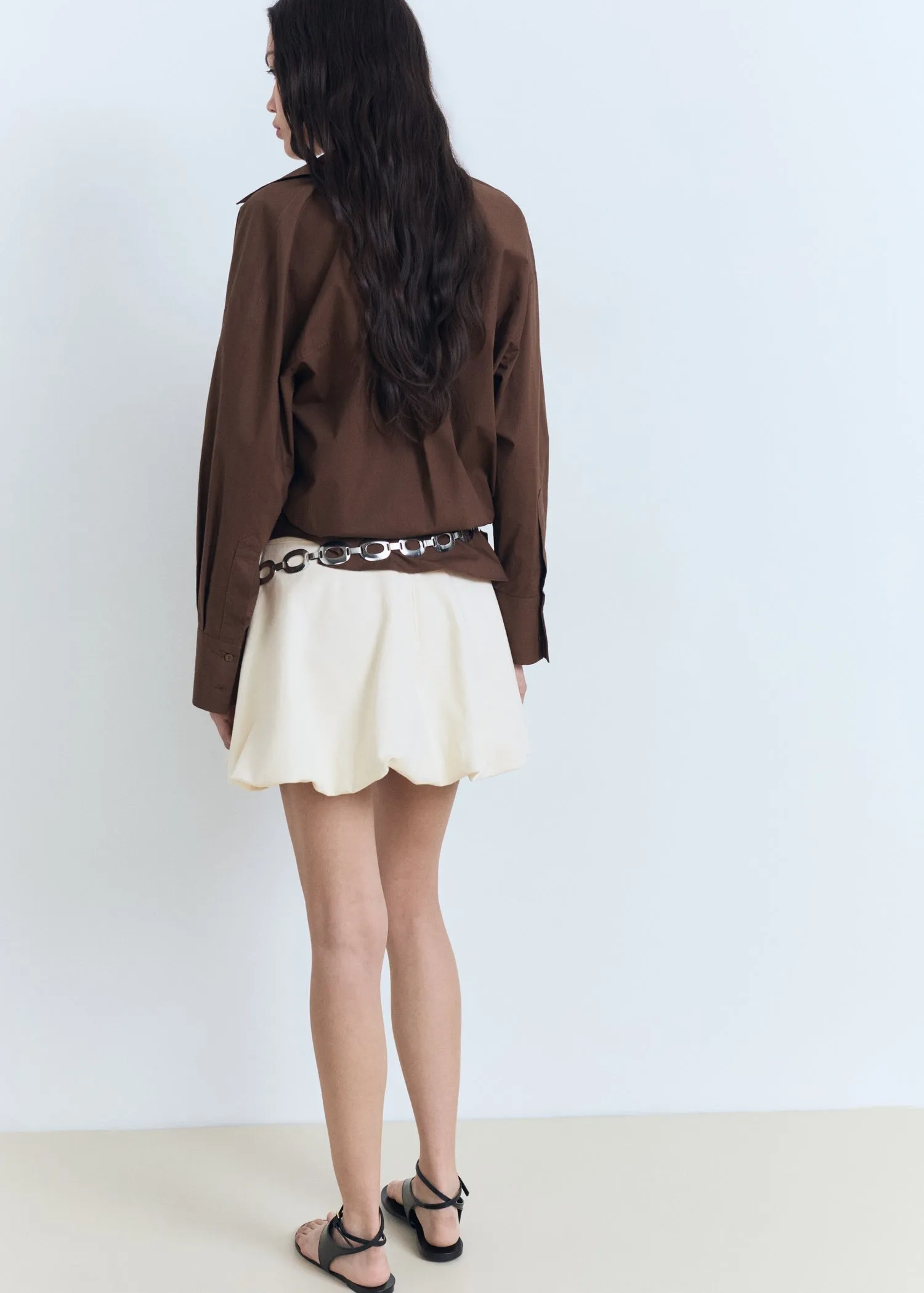 Mini balloon skirt