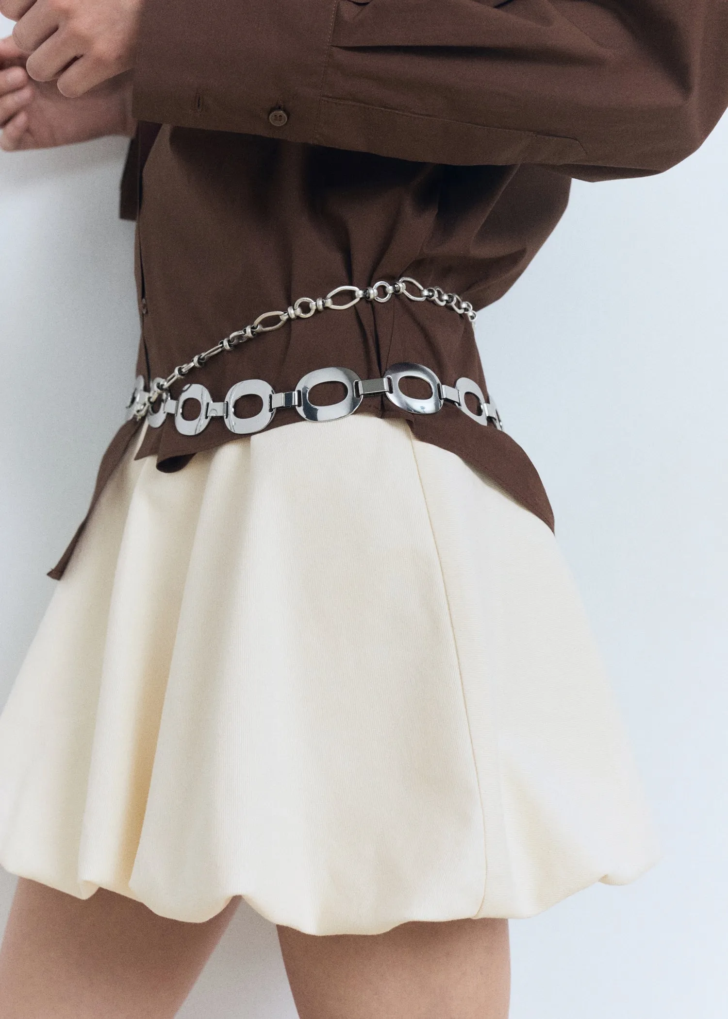 Mini balloon skirt