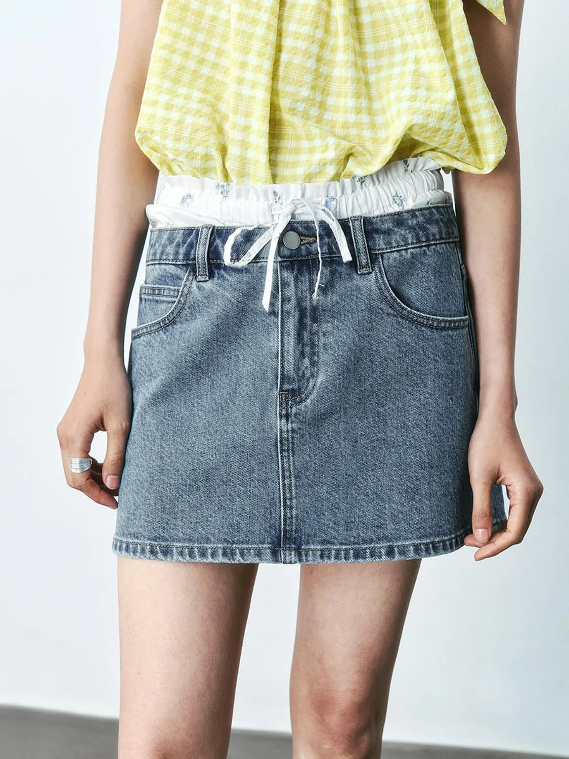 Mini Denim Skirts