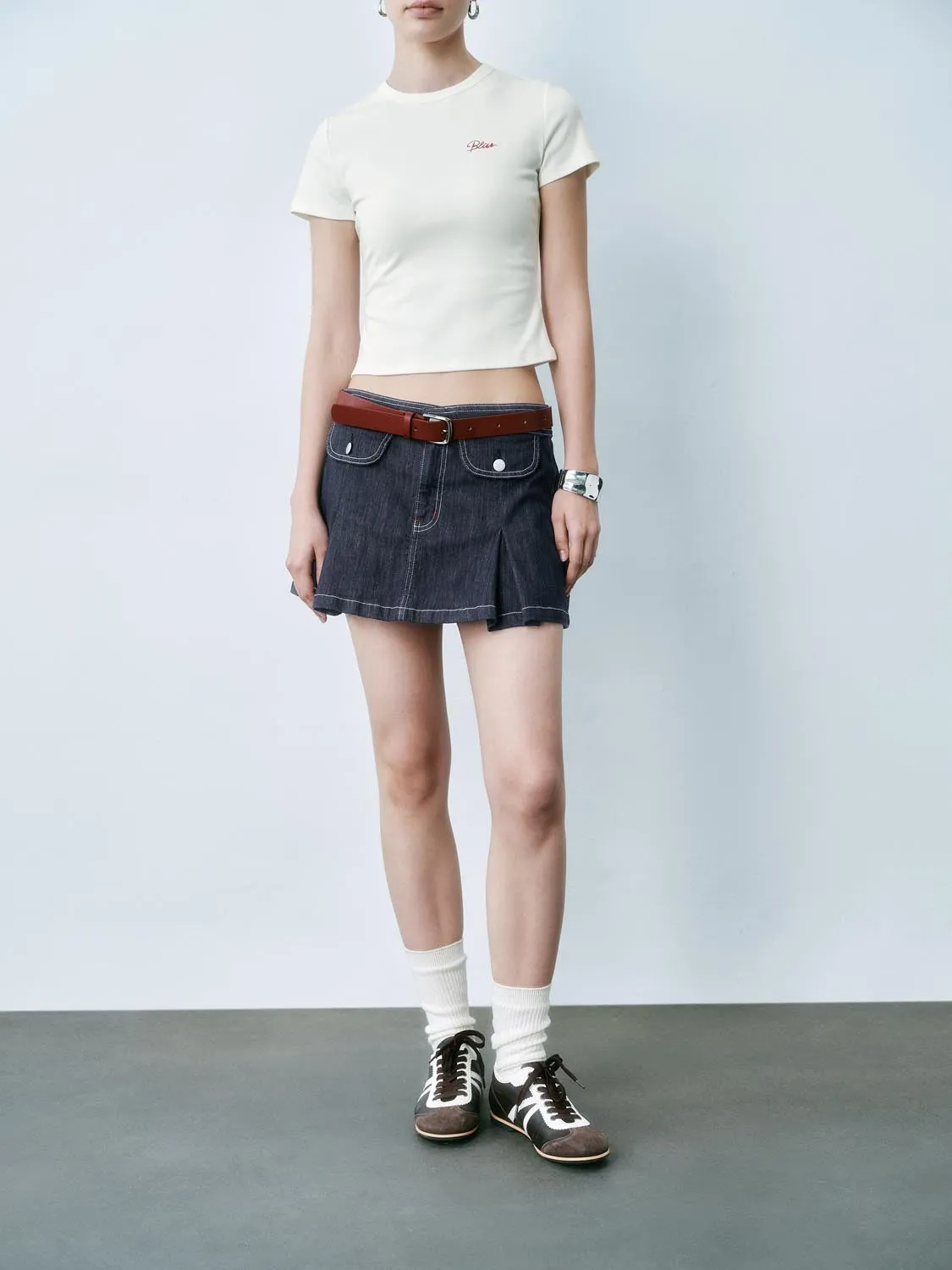 Mini Denim Skirts