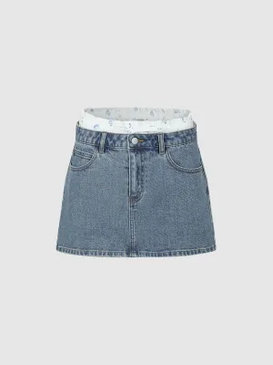 Mini Denim Skirts