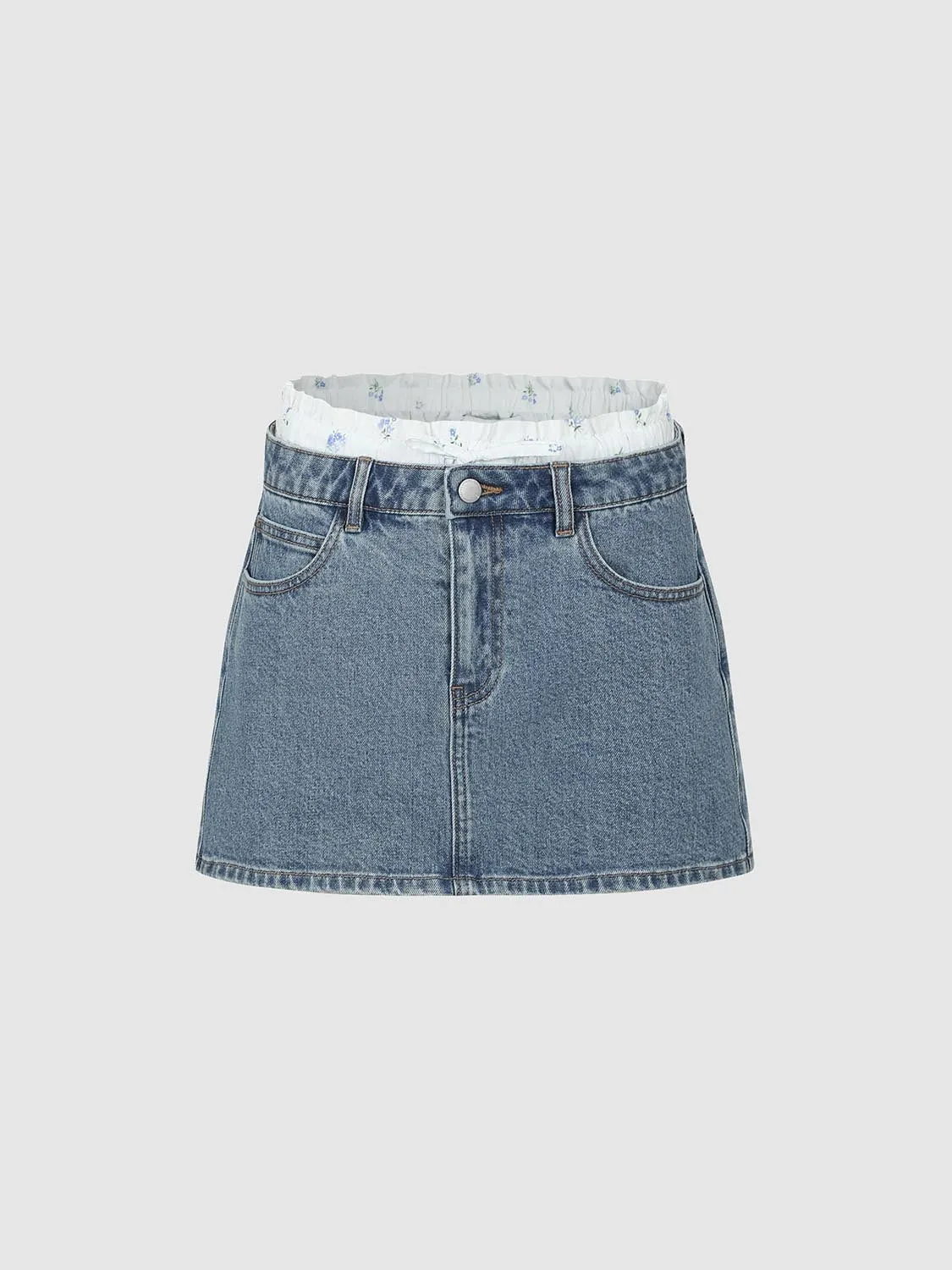 Mini Denim Skirts