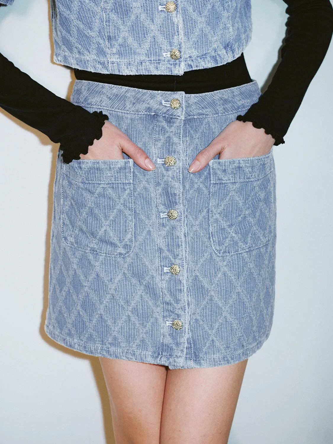 Mini Denim Skirts