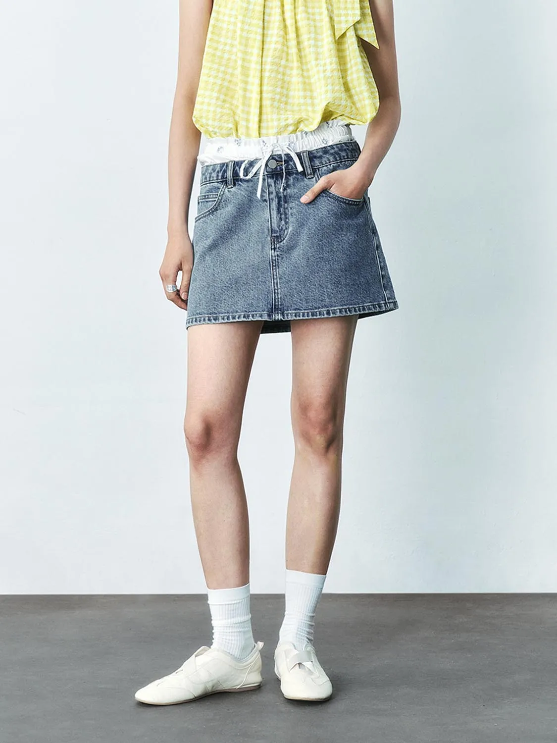 Mini Denim Skirts