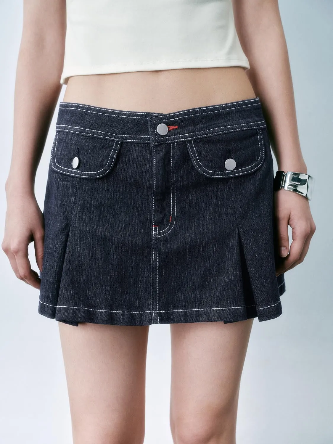 Mini Denim Skirts